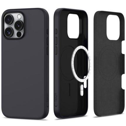 Калъф от Tech-Protect
 Silicone MagSafe за iPhone 16 Pro
 - Black