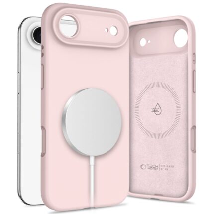 Калъф от Tech-Protect Silicone MagSafe Case за iPhone 17 Air - Pink