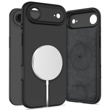 Калъф от Tech-Protect Silicone MagSafe Case за iPhone 17 Air - Black