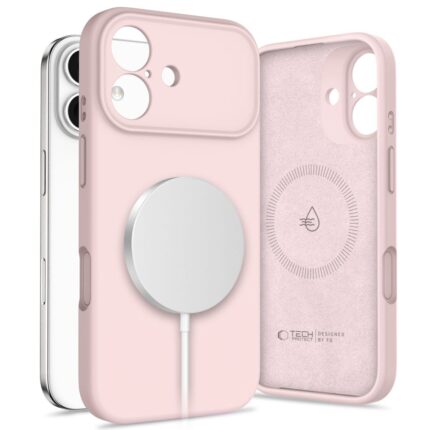 Калъф от Tech-Protect Silicone MagSafe Case за iPhone 17 - Pink