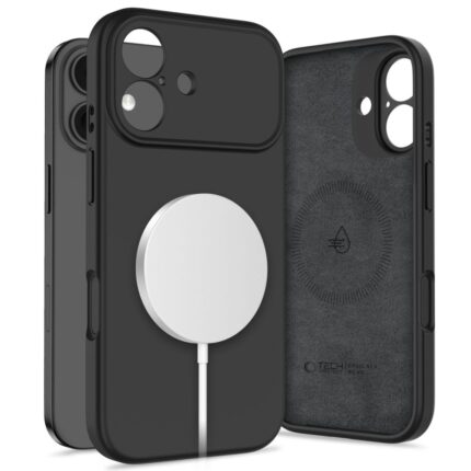Калъф от Tech-Protect Silicone MagSafe Case за iPhone 17 - Black