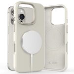 Калъф от Tech-Protect Silicone PU MagSafe
 за iPhone 16 Pro Case - Beige