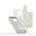 Калъф от Tech-Protect Silicone PU MagSafe
 за iPhone 16 Pro Case - Beige - Image 3