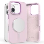 Калъф от Tech-Protect Silicone PU MagSafe
 iPhone 16 Pro Case - Pink