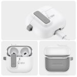 Калъф от Tech-
Protect Slim Hook Case за 
AirPods 4 - White - Image 5