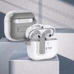 Калъф от Tech-
Protect Slim Hook Case за 
AirPods 4 - White - Image 3