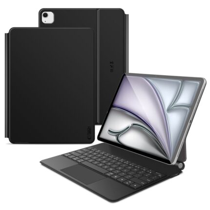 Калъф с клавиетура от Tech-Protect Smartcase Magnetic with Keyboard for iPad Pro 12.9” 2020 / 2021 / 2022 / iPad Air 13” 2024 / 2025 - Black