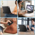 Калъф с клавиетура от Tech-Protect Smartcase Magnetic with Keyboard for iPad Pro 12.9” 2020 / 2021 / 2022 / iPad Air 13” 2024 / 2025 - Black - Image 11