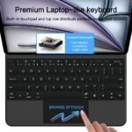 Калъф с клавиетура от Tech-Protect Smartcase Magnetic with Keyboard for iPad Pro 12.9” 2020 / 2021 / 2022 / iPad Air 13” 2024 / 2025 - Black - Image 7