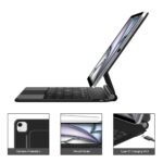 Калъф с клавиетура от Tech-Protect Smartcase Magnetic with Keyboard for iPad Pro 12.9” 2020 / 2021 / 2022 / iPad Air 13” 2024 / 2025 - Black - Image 8