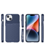 Гъвкав калъф Thunder, съвместим с iPhone 14 Blue - Image 2