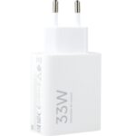 Зарядно Xiaomi MDY-16-EF USB-A 33W Travel Charger + Data Cable USB-C 3A White - Image 4