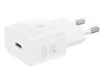 Зарядно от Samsung USB-C 25W Travel Charger + USB-C Data Cable White - Image 2