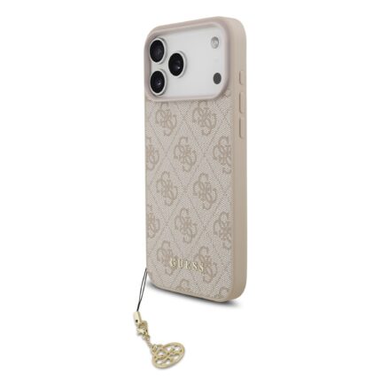 Калъф от 
Guess 4G Charm Case за iPhone 17 Pro Max Tone on Tone Pink