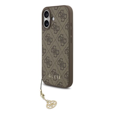 Калъф от 
Guess 4G Charm Case за iPhone 17 Tone on Tone Brown