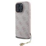 Калъф от Guess 4G Charm Case за iPhone 16 Pro Max Tone on Tone Pink