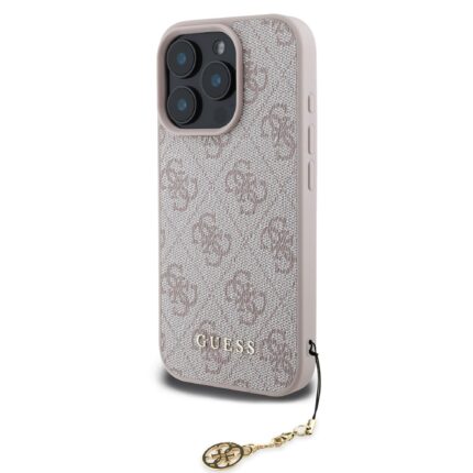 Калъф от Guess 4G Charm Case за iPhone 16 Pro Max Tone on Tone Pink
