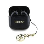 Слушалки Guess Classic Logo Charm TWS Wireless Earphones Black - Image 2