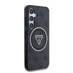Калъф от Guess IML 4G Glitter and Triangle Logo MagSafe Case за Samsung Galaxy S25+ Black - Image 4