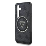 Калъф от Guess IML 4G Glitter and Triangle Logo MagSafe Case за Samsung Galaxy S25+ Black - Image 5