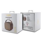 Bluetooth колонка Guess Mini Bluetooth Speaker PU 4G Strap - Кафяви - Image 4