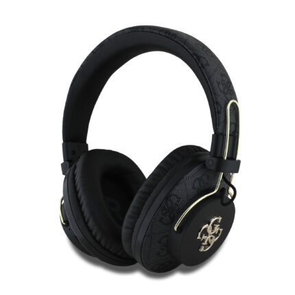 Слушалки от Guess PU 4G Metal Logo ENC Wireless Headphone Black