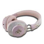Слушалки от Guess PU 4G Metal Logo ENC Wireless Headphone Pink - Image 2