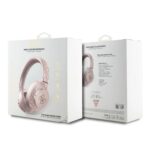 Слушалки от Guess PU 4G Metal Logo ENC Wireless Headphone Pink - Image 4