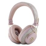 Слушалки от Guess PU 4G Metal Logo ENC Wireless Headphone Pink
