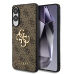 Калъф от 
Guess PU 4G Metal Logo Case за Samsung Galaxy S25 Edge Brown