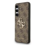 Калъф от 
Guess PU 4G Metal Logo Case за Samsung Galaxy S25 FE Brown - Image 2
