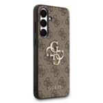 Калъф от 
Guess PU 4G Metal Logo Case за Samsung Galaxy S25 FE Brown - Image 4