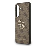 Калъф от 
Guess PU 4G Metal Logo Case за Samsung Galaxy S25 FE Brown - Image 5