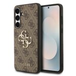 Калъф от 
Guess PU 4G Metal Logo Case за Samsung Galaxy S25 FE Brown