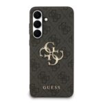 Калъф от 
Guess PU 4G Metal Logo Case за Samsung Galaxy S25 FE Grey - Image 3