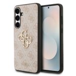 Калъф от 
Guess PU 4G Metal Logo Case за Samsung Galaxy S25 FE Pink
