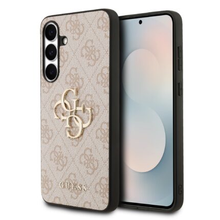 Калъф от 
Guess PU 4G Metal Logo Case за Samsung Galaxy S25 FE Pink