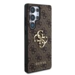 Калъф от Guess PU 4G Metal Logo Case за Samsung Galaxy S25 Ultra Brown - Image 4