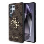Калъф от Guess PU 4G Metal Logo Case за Samsung Galaxy S25 Ultra Brown