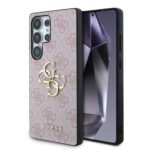 Калъф от
Guess PU 4G Metal Logo Case за Samsung Galaxy S25 Ultra Pink
