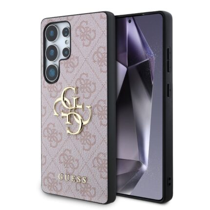 Калъф от
Guess PU 4G Metal Logo Case за Samsung Galaxy S25 Ultra Pink