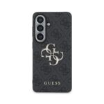 Калъф от 
Guess PU 4G Metal Logo Case за Samsung Galaxy S26 Grey - Image 3