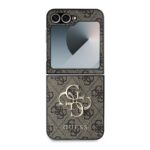 Калъф от 
Guess PU 4G Metal Logo Case за Samsung Galaxy Z Flip 6/7 FE Brown - Image 2