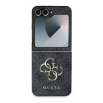 Калъф от Guess PU 4G Metal Logo Case за Samsung Galaxy Z Flip 6 Grey - Image 2