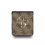 Калъф от 
Guess PU 4G Metal Logo Case за Samsung Galaxy Z Flip 7 Brown - Image 5