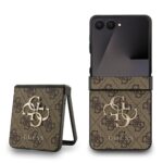 Калъф от 
Guess PU 4G Metal Logo Case за Samsung Galaxy Z Flip 7 Brown