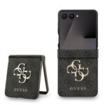 Калъф от 
Guess PU 4G Metal Logo Case за Samsung Galaxy Z Flip 7 Grey