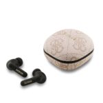 Слушалки от 
Guess PU 4G Script Logo ENC TWS Wireless Earphones Pink