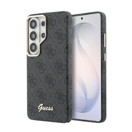 Калъф от 
Guess PU 4G Script Metal Logo Magnetic Case за Samsung Galaxy S26 Ultra Black