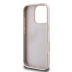 Калъф от Guess PU 4G Strass Triangle Metal Logo Case за iPhone 16 Pro Pink - Image 5